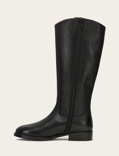 Frye Everyday | Women's Black Melissa Button Tall Inside Zip Boot