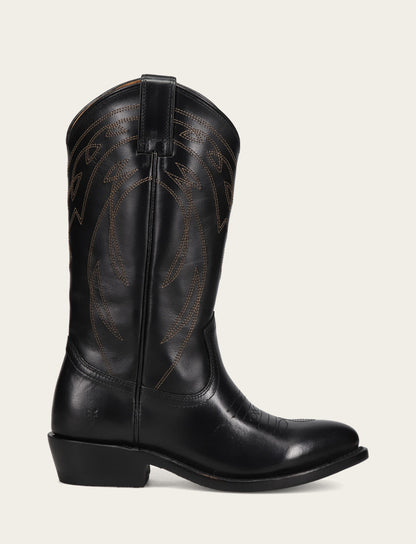 Frye Value | Women's Black Billy Pull On Deco Stitch Boots