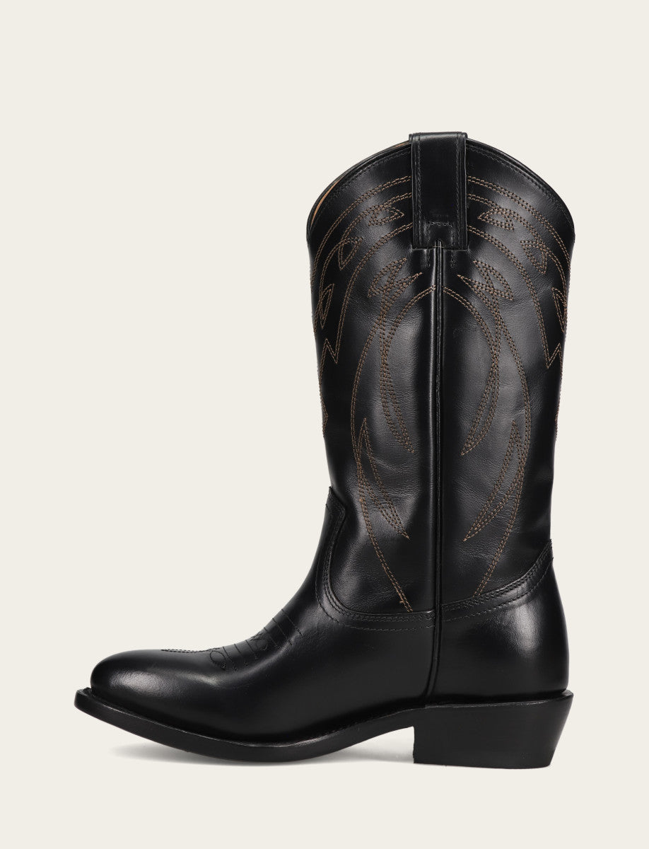 Frye Value | Women's Black Billy Pull On Deco Stitch Boots