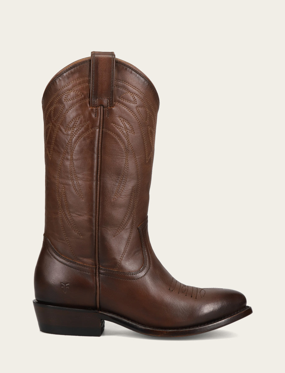 Frye Best Seller | Women's Bourbon Billy Pull On Deco Stitch Boots