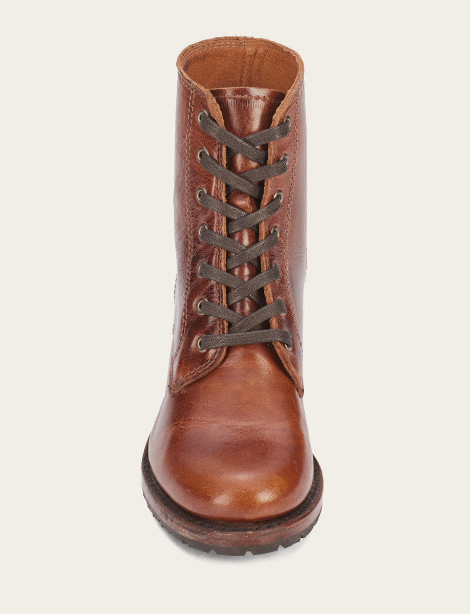 Frye Essential | Women's Cognac Sabrina 6G Lace Up Boots