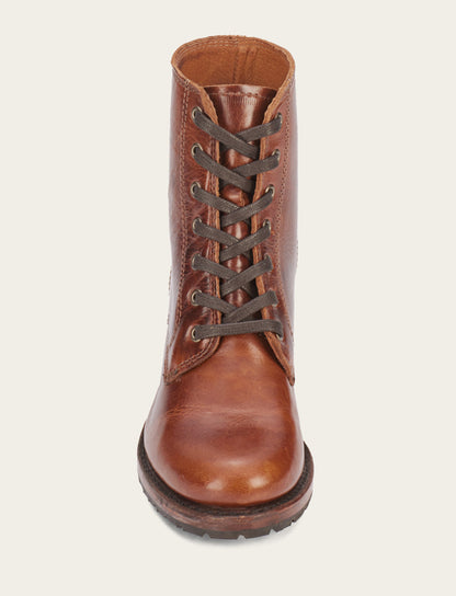 Frye Essential | Women's Cognac Sabrina 6G Lace Up Boots