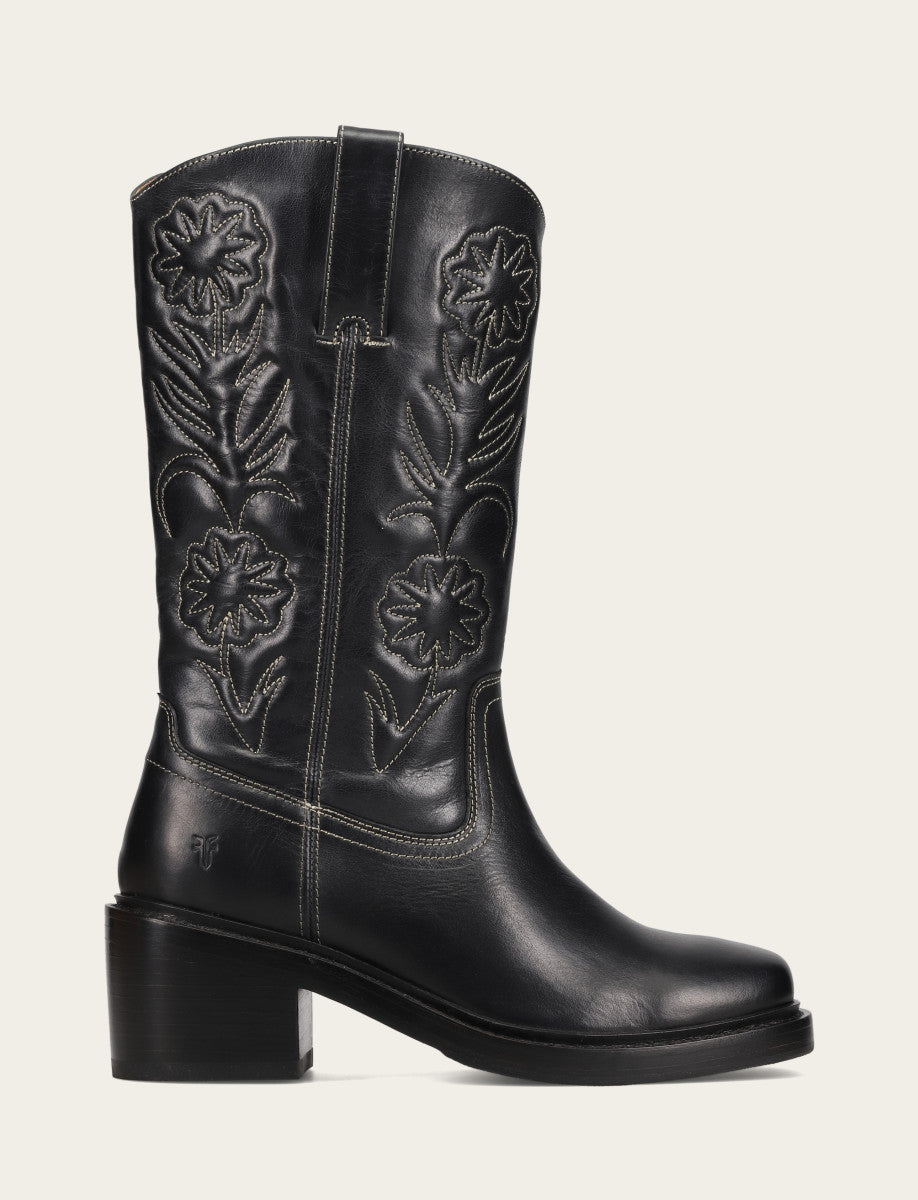 Frye Deals | Women's Black Kate Deco Stitch Boot