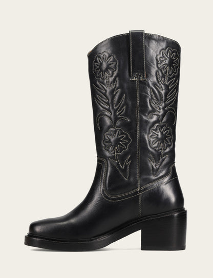 Frye Deals | Women's Black Kate Deco Stitch Boot