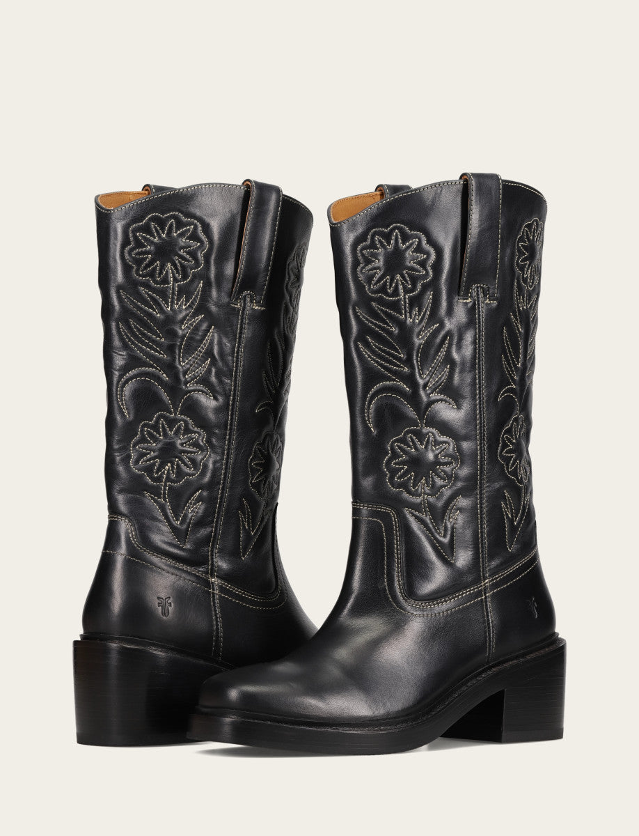 Frye Deals | Women's Black Kate Deco Stitch Boot