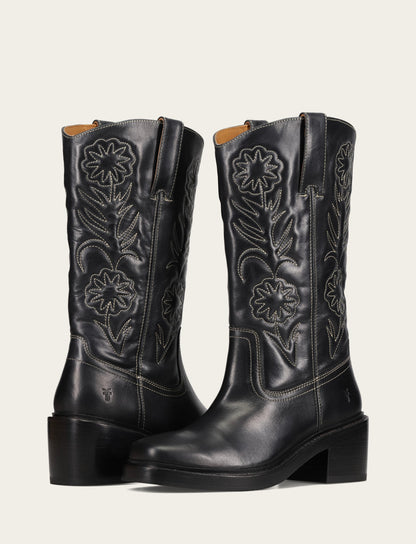 Frye Deals | Women's Black Kate Deco Stitch Boot