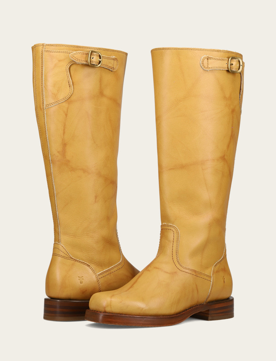 Frye Smart Buy | Women's Banana Campus Low Heel Tall Riding Wide Calf Boot