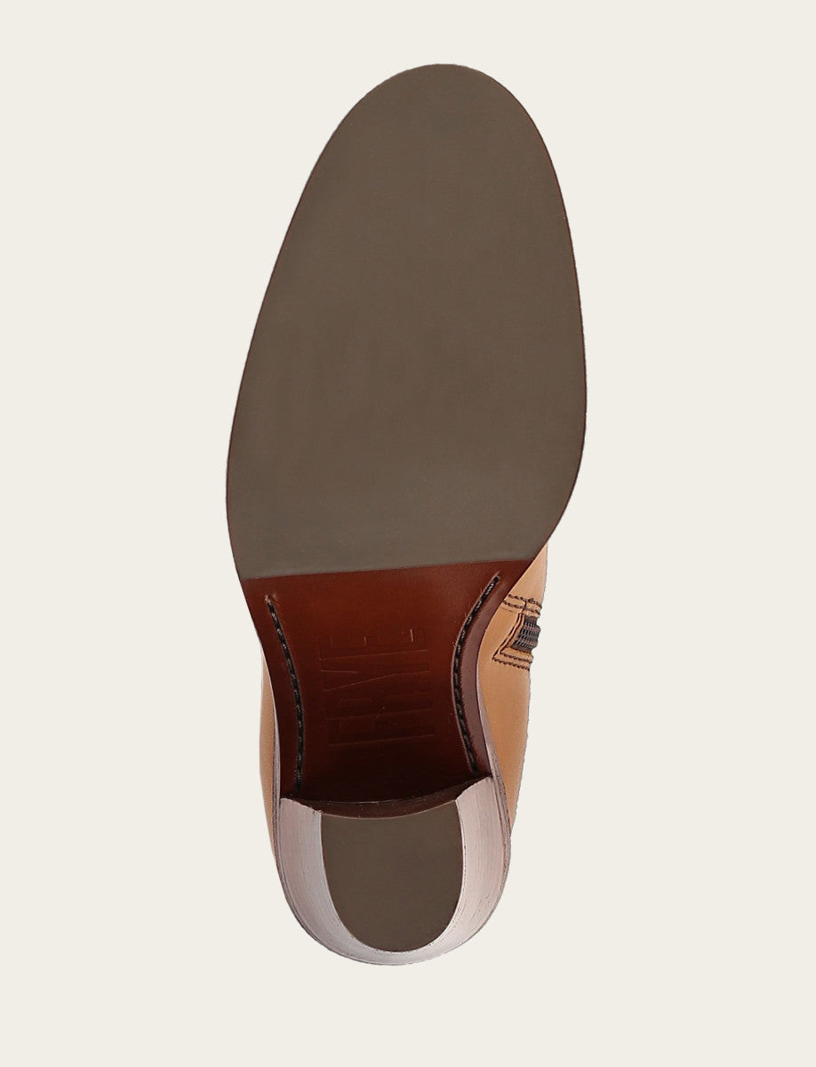 Frye Signature | Women’s Caramel Corinne Deco Stitch Tall Boots