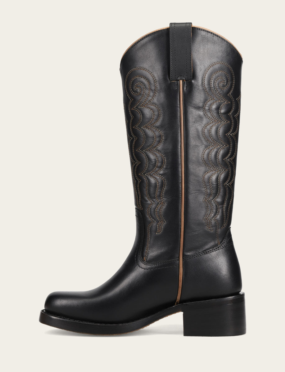 Frye Everyday | Women's Black Campus Deco Stitch Boot