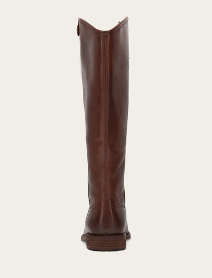 Frye Signature | Women’s Cognac Wide Calf Melissa Button 2 Tall Boots | Frye