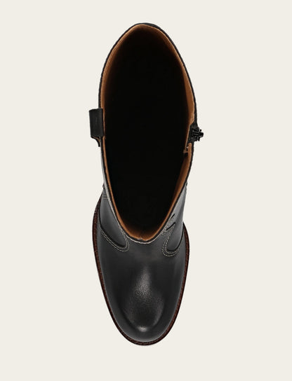 Frye Special Offer | Women's Black Corinne Tall Deco Stitch Boot