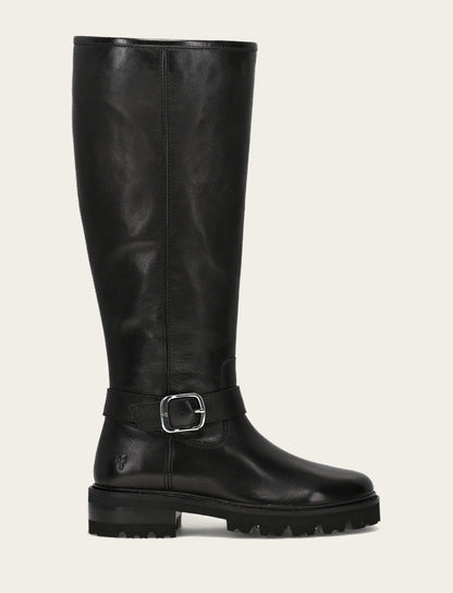 Frye Quality | Women's Black Olivia Buckle Tall Boot