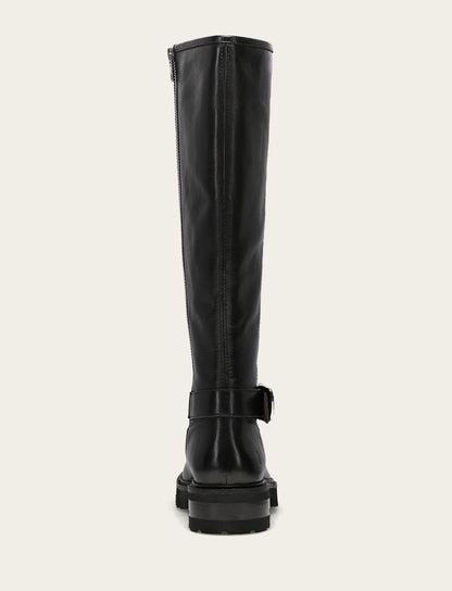 Frye Quality | Women's Black Olivia Buckle Tall Boot