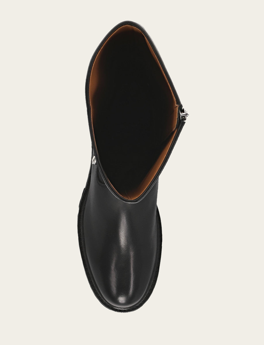 Frye Quality | Women's Black Olivia Buckle Tall Boot