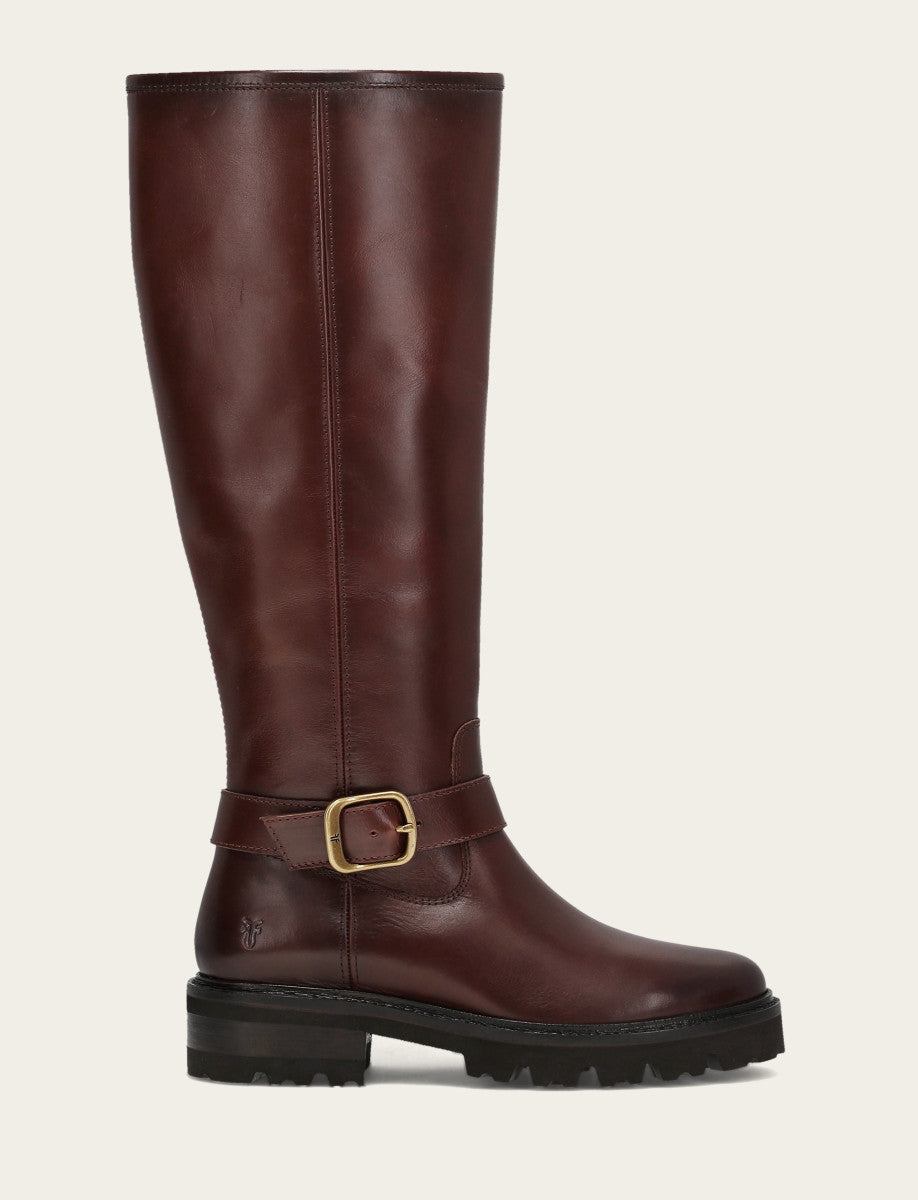 Frye Special Offer | Women's Bourbon Olivia Buckle Tall Boot