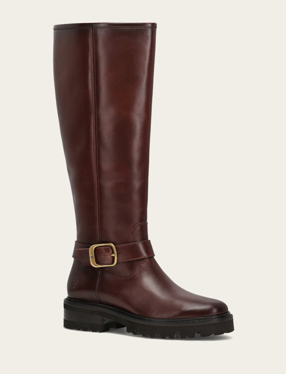 Frye Special Offer | Women's Bourbon Olivia Buckle Tall Boot
