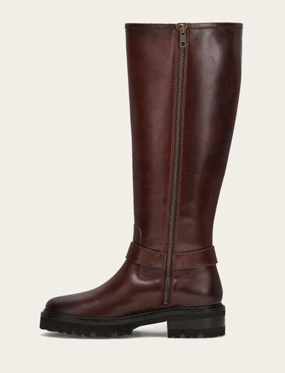 Frye Special Offer | Women's Bourbon Olivia Buckle Tall Boot