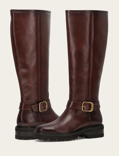 Frye Special Offer | Women's Bourbon Olivia Buckle Tall Boot