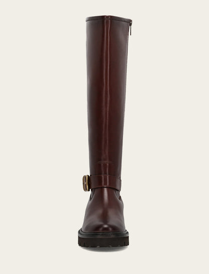 Frye Special Offer | Women's Bourbon Olivia Buckle Tall Boot