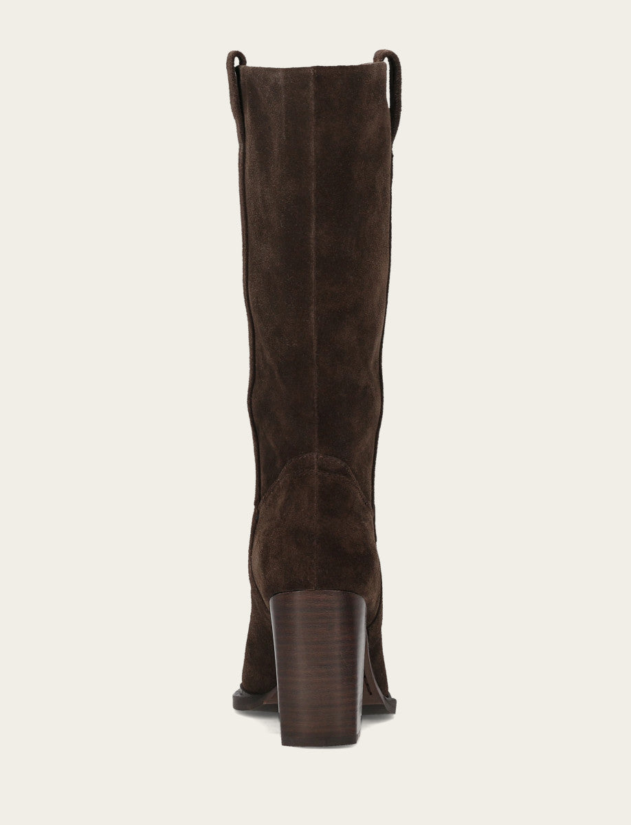 Frye Top Pick | Women's Dark Brown Alex Slouchy Mid Boot