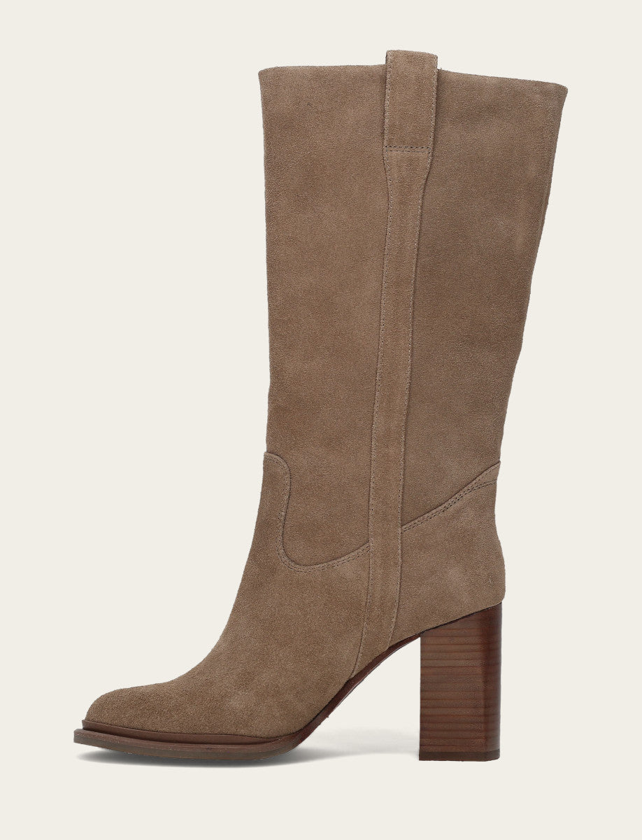 Frye Featured | Women's Dark Taupe Alex Slouchy Mid Boot