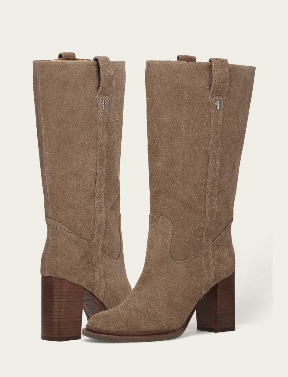 Frye Featured | Women's Dark Taupe Alex Slouchy Mid Boot