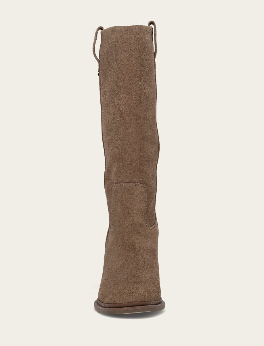 Frye Featured | Women's Dark Taupe Alex Slouchy Mid Boot