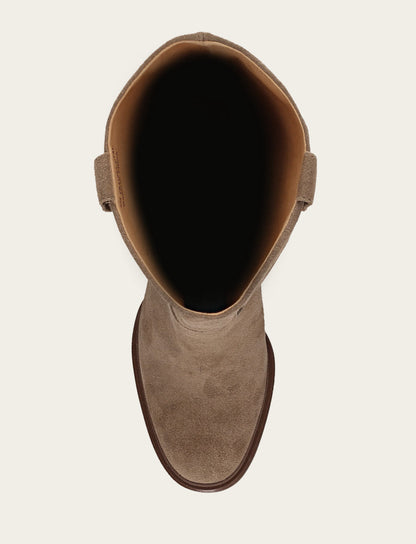 Frye Featured | Women's Dark Taupe Alex Slouchy Mid Boot