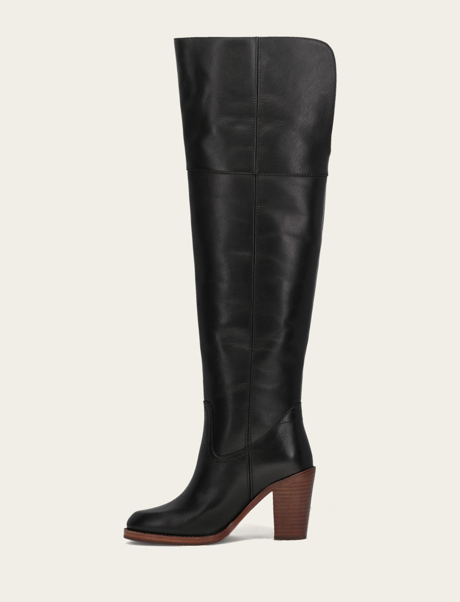 Frye Smart Buy | Women's Black Corinne Over The Knee Boot