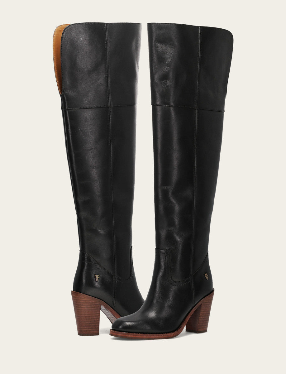 Frye Smart Buy | Women's Black Corinne Over The Knee Boot