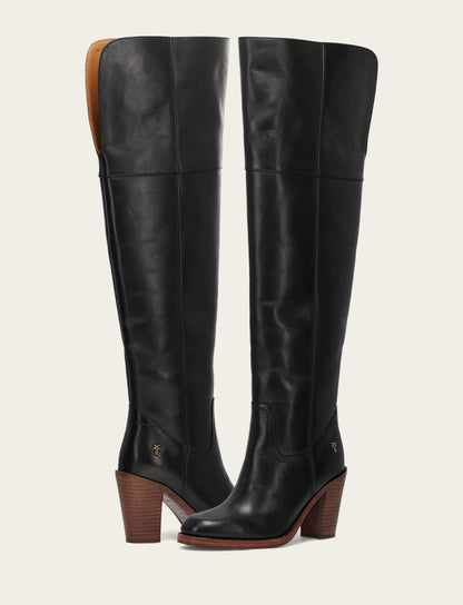 Frye Smart Buy | Women's Black Corinne Over The Knee Boot
