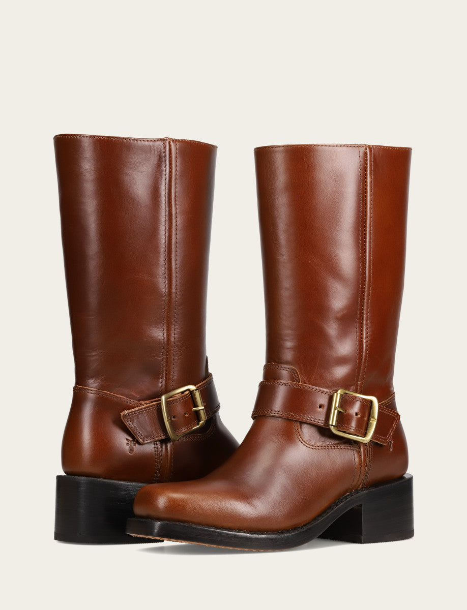 Frye Trending | Women's Saddle Campus Buckle Boot