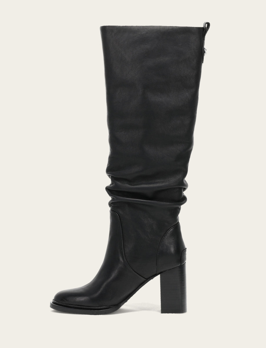 Frye Top Pick | Black Alex Softy Tall Wide Calf Boot