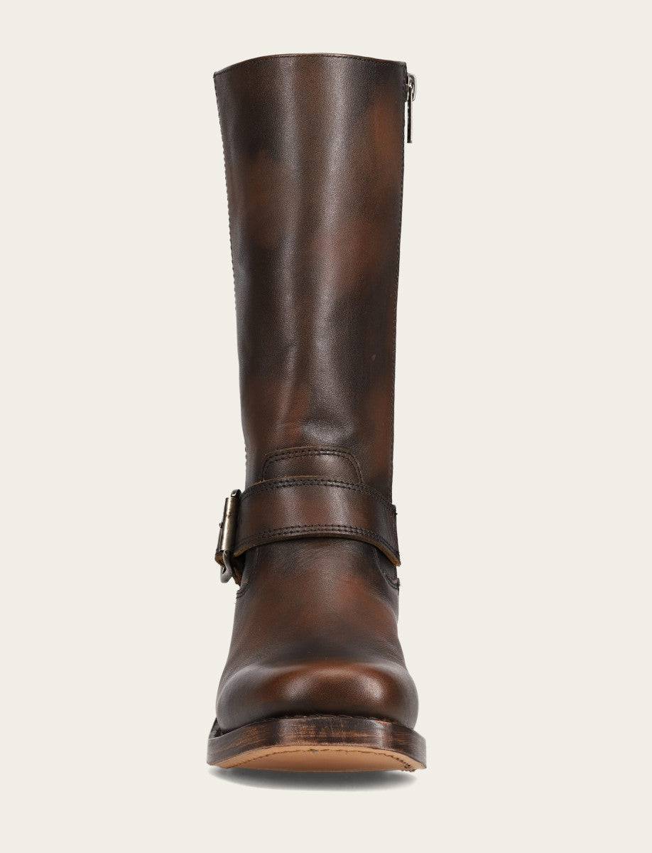 Frye Trending | Women's Dark Brown Campus Buckle Boot
