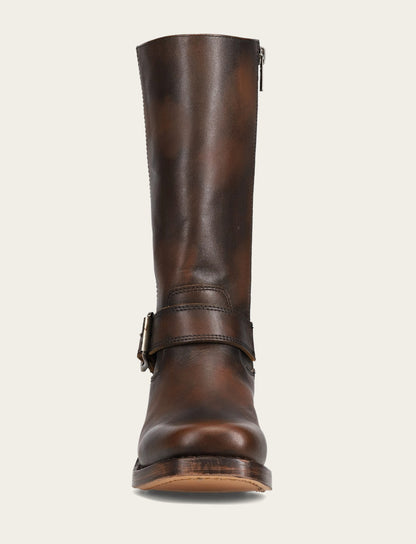 Frye Trending | Women's Dark Brown Campus Buckle Boot