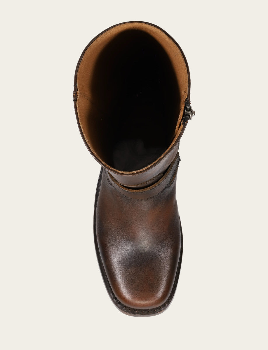 Frye Trending | Women's Dark Brown Campus Buckle Boot