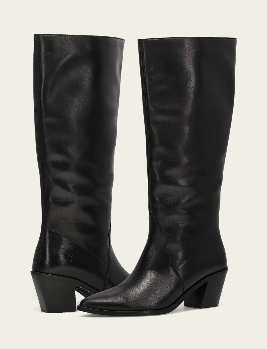 Frye Discount | Women's Black Sara Slouchy Boot