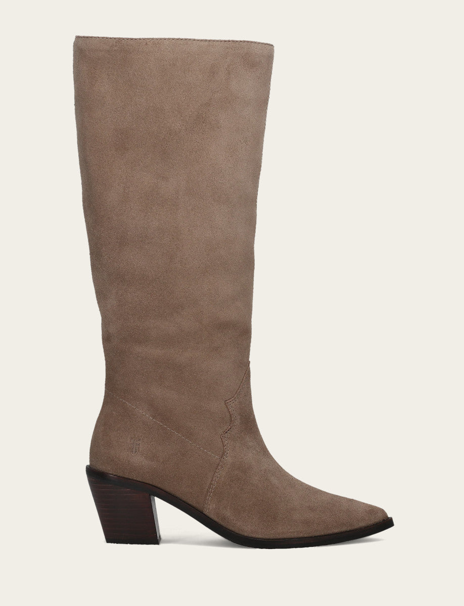 Frye Great Value | Women's Dark Taupe Sara Slouchy Boot
