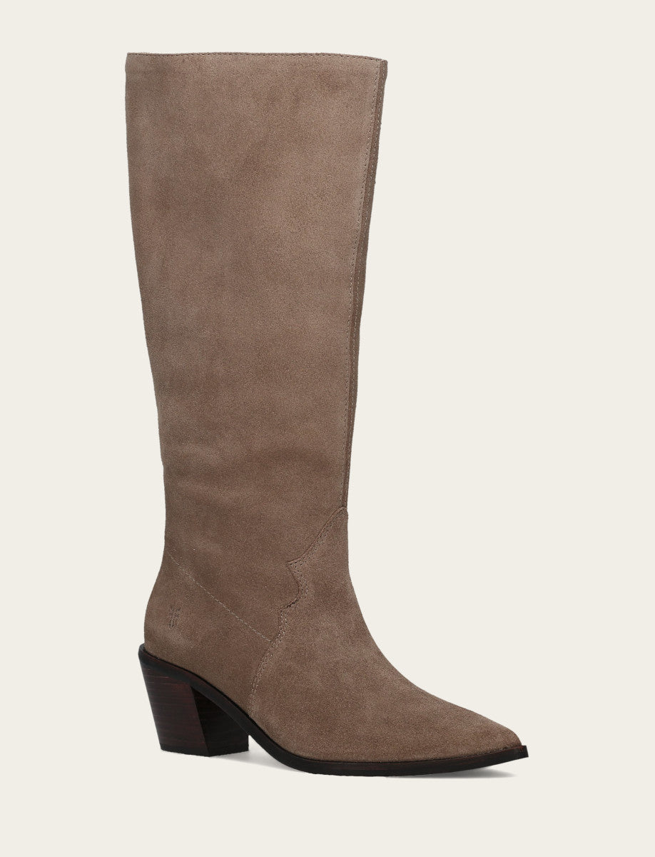 Frye Great Value | Women's Dark Taupe Sara Slouchy Boot