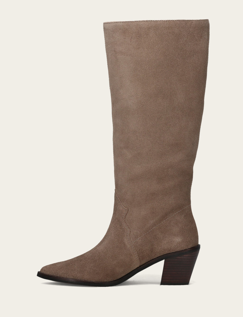 Frye Great Value | Women's Dark Taupe Sara Slouchy Boot