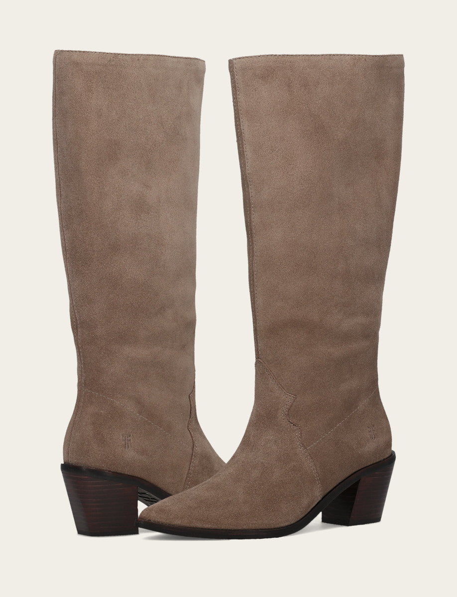 Frye Great Value | Women's Dark Taupe Sara Slouchy Boot