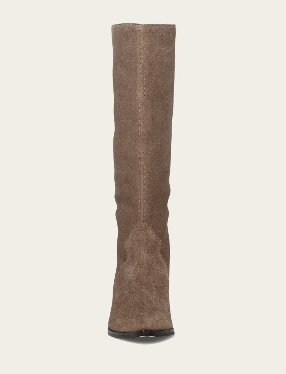 Frye Great Value | Women's Dark Taupe Sara Slouchy Boot