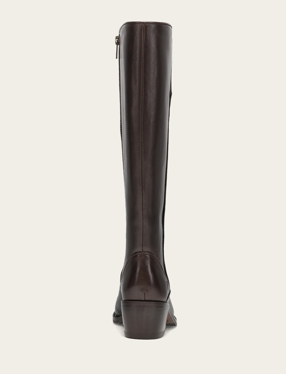 Frye Everyday | Women's Dark Brown Carson 2 Piping Tall Boot