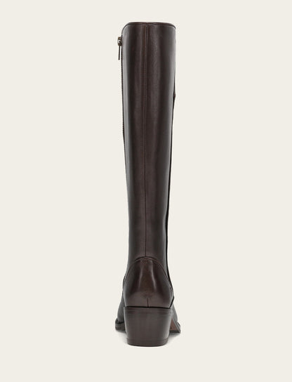 Frye Everyday | Women's Dark Brown Carson 2 Piping Tall Boot
