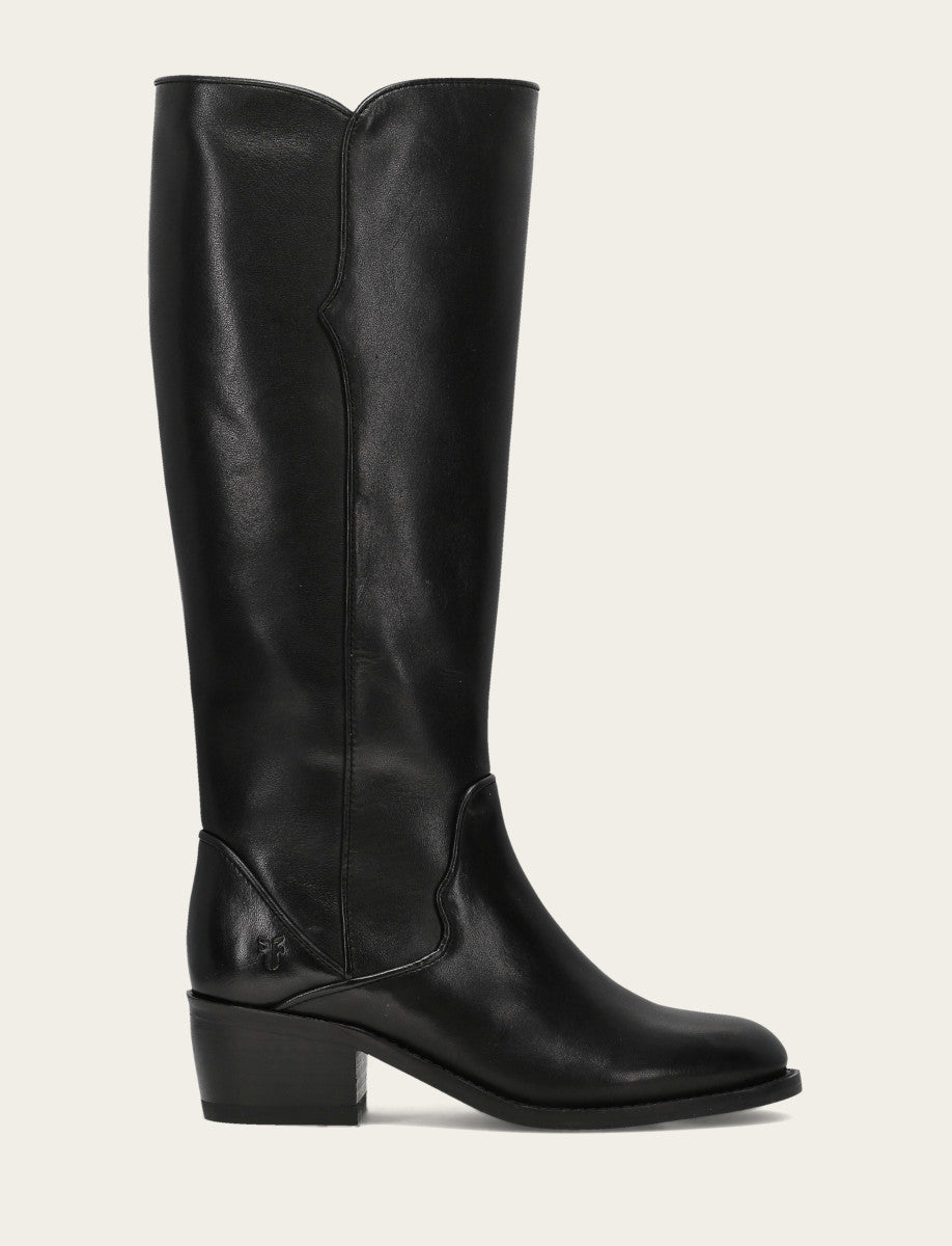 Frye Best Price | Women's Black Carson 2 Piping Tall Boot
