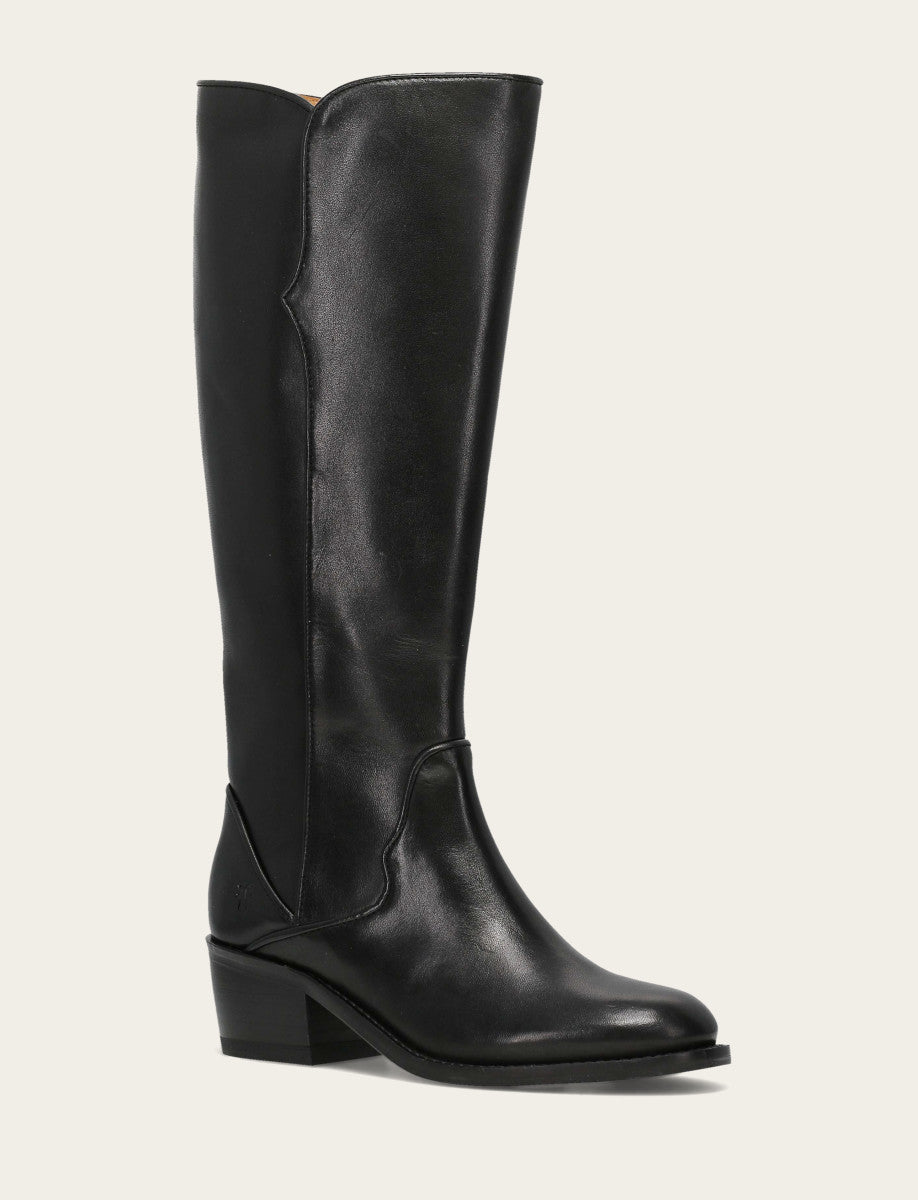 Frye Best Price | Women's Black Carson 2 Piping Tall Boot