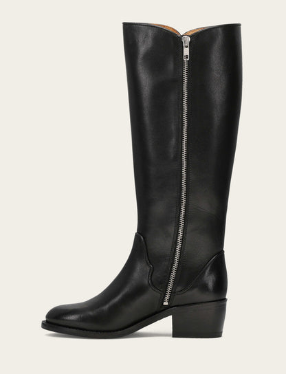 Frye Best Price | Women's Black Carson 2 Piping Tall Boot