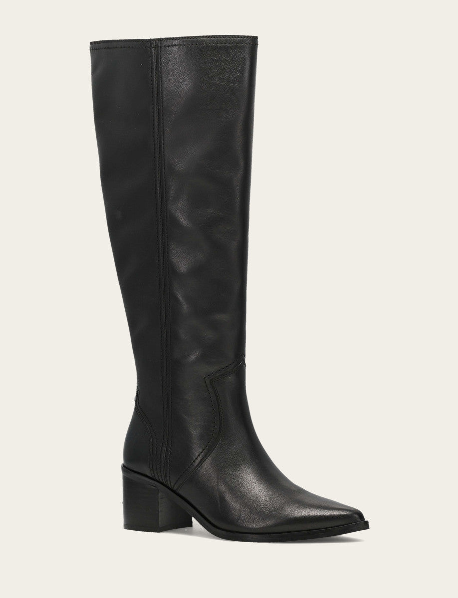 Frye Everyday | Women's Black Sadie Softy Tall Wide Calf Boot