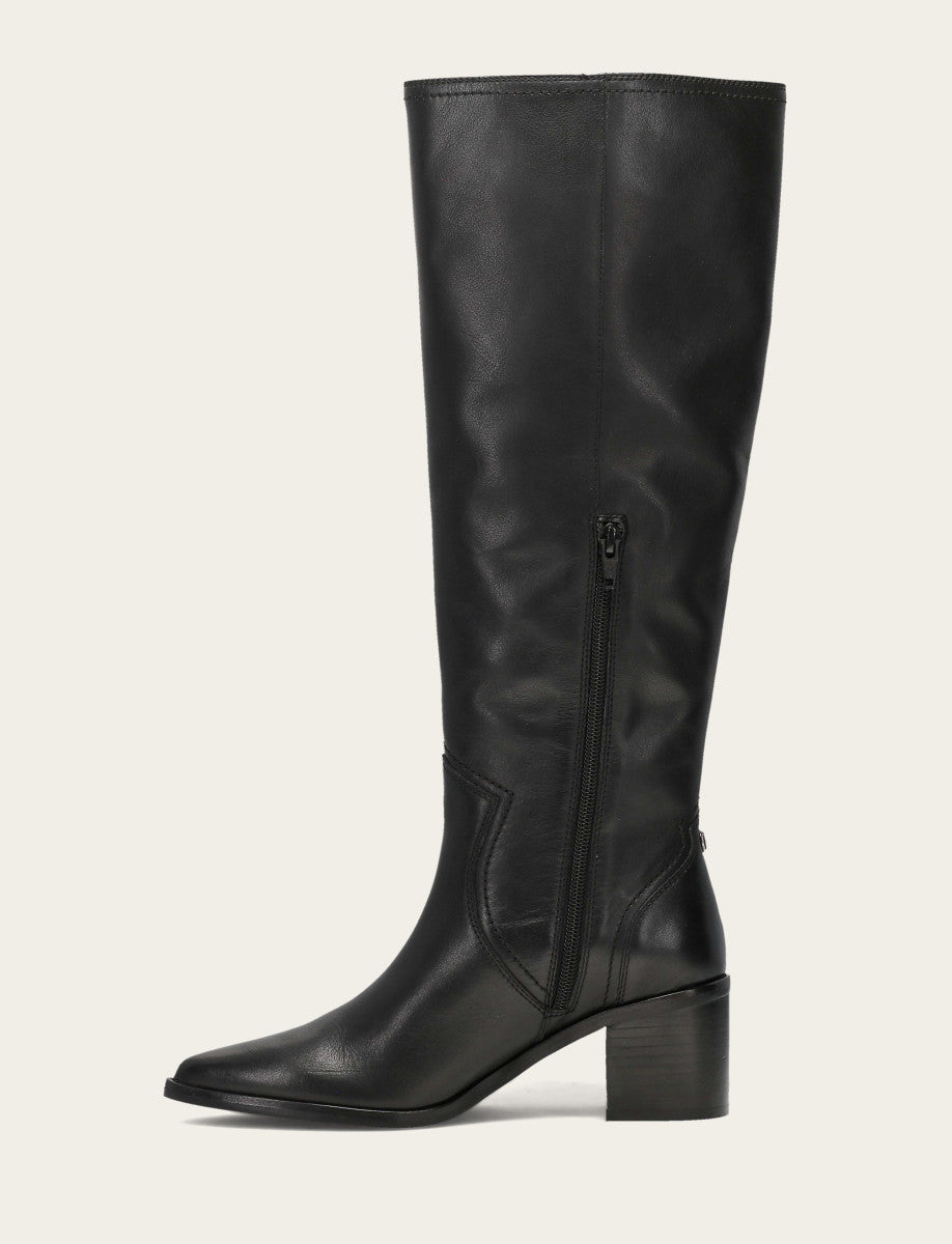 Frye Everyday | Women's Black Sadie Softy Tall Wide Calf Boot