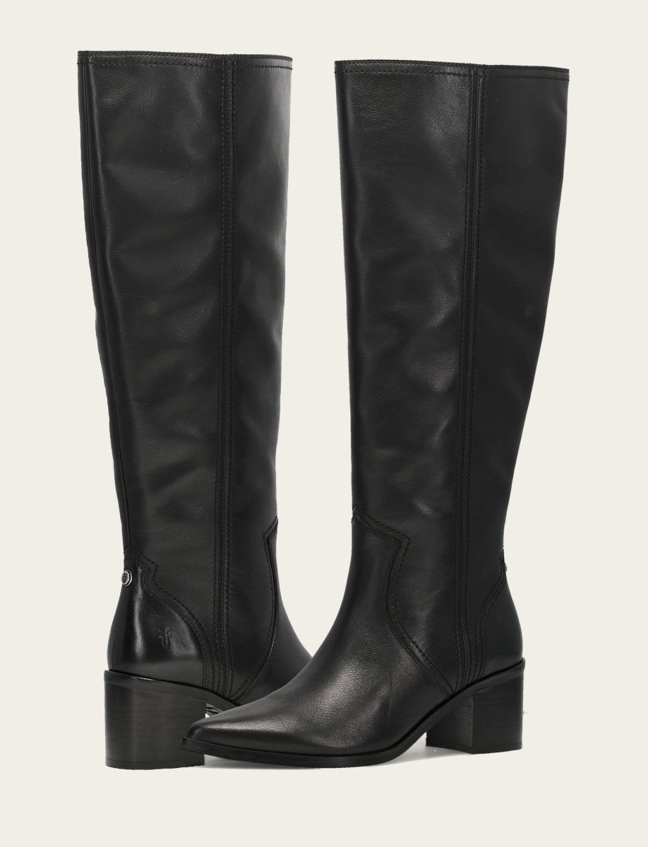 Frye Everyday | Women's Black Sadie Softy Tall Wide Calf Boot